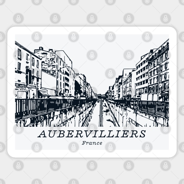 Aubervilliers - France Sticker by Lakeric